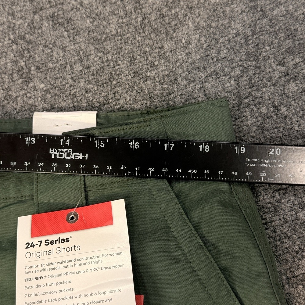 TRUE SPEC 24-7 Series Men's Sz 38 Tactical Cargo Shorts Green NWT - Picture 4 of 13